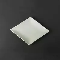 Тарелка белая Ромб фарфор 300х230 мм
