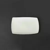 Тарелка прямоугольная 14"/350х230 мм белая фарфор для HoReCa