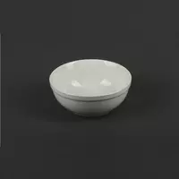 Салатник (салатница) круглая в оправе белая для HoReCa 5.5"/135мм
