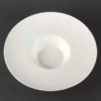 Тарелка для пасты круглая белая фарфор  HoReCa 11,5"/292 мм